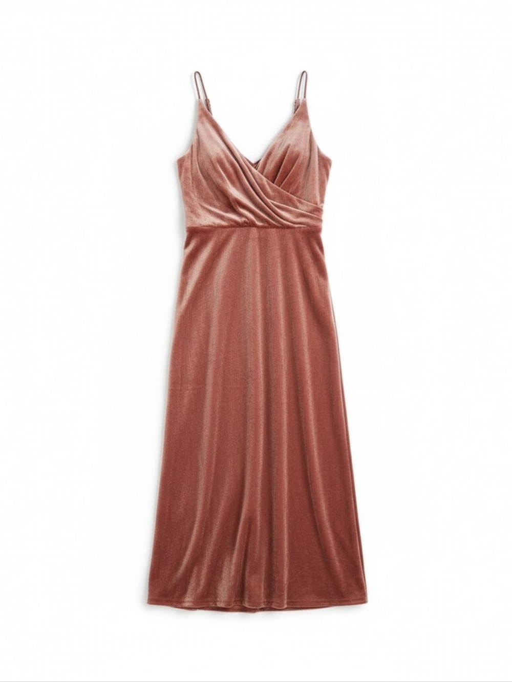 Jenny Yoo 14 English Rose Devon Velvet Formal Dress Mauve Dark Pink Bridesmaid